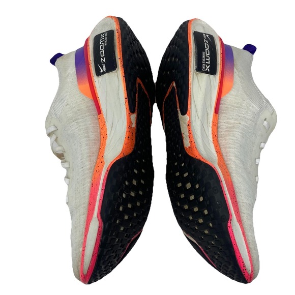 Nike ZoomX Invincible Run 3 Women Shoes Sz 11  White Neon Pink Orange HF5025-100 - Picture 11 of 15